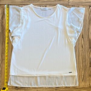 Calvin Klein Elegant White Blouse